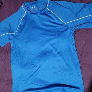 Blue athletic shirt